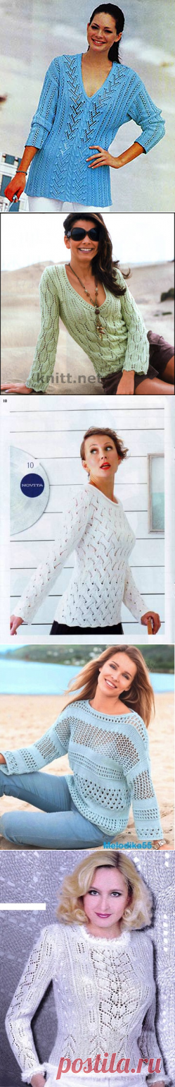 Ажурные пуловеры