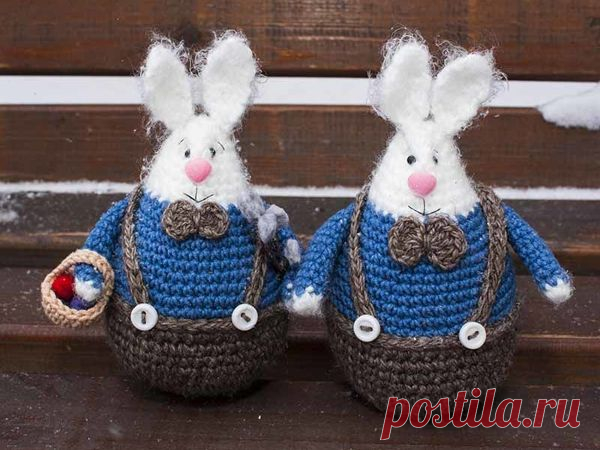 Мастер-класс: Пасхальный кролик крючком | Журнал Ярмарки Мастеров