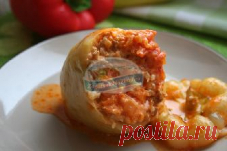 Фаршированный сладкий перец. Мастер класс