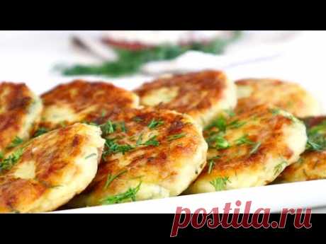 Эту ВКУСНЯТИНУ готовлю из остатков картофельного  Пюре! Котлетки из картошки с жареным луком
