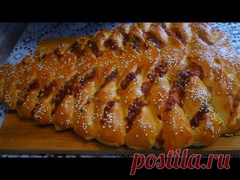 Ёлочка пампушка с чесноком и сыром. Домашняя выпечка. ПАМПУШКИ по-новому рецепт. Выпечка и кулинария
