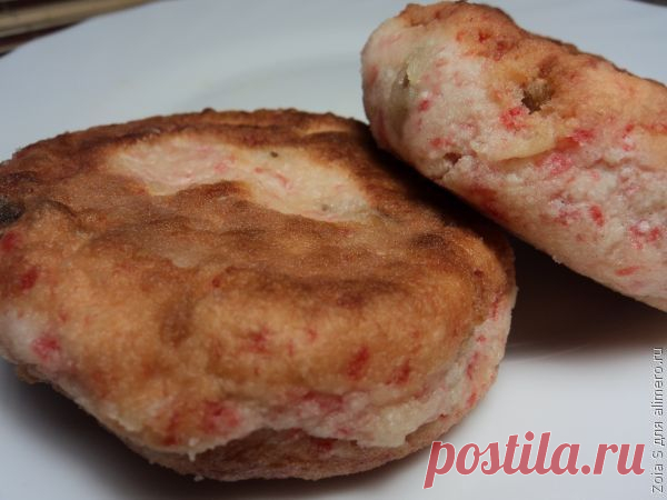 Крабовые котлеты с грибами | Банк кулинарных рецептов