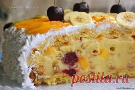 Оригинальный и вкусный торт “Тропиканка” | Вкусные рецепты