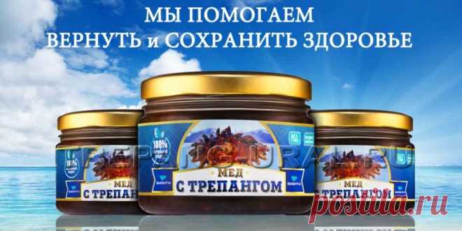 Трепанг на меду (морской огурец) вытяжка из трепанга