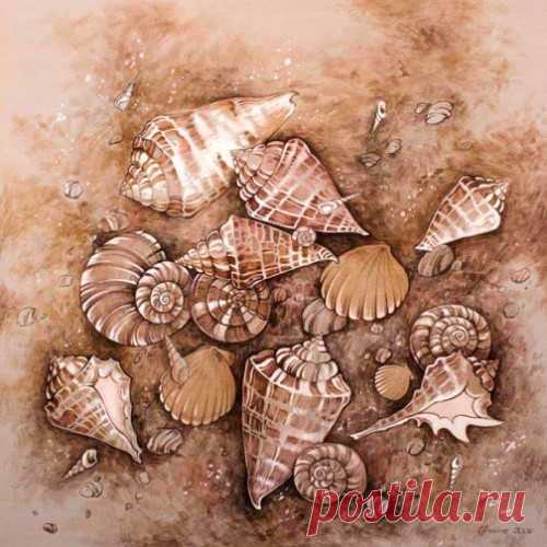 Beauty will save Maria Kaminskaya Batik - Beauty will save