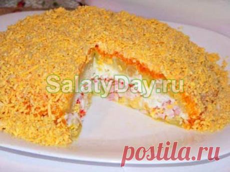 Салат из крабовых палочек классический - популярное блюдо: рецепт с фото и видео