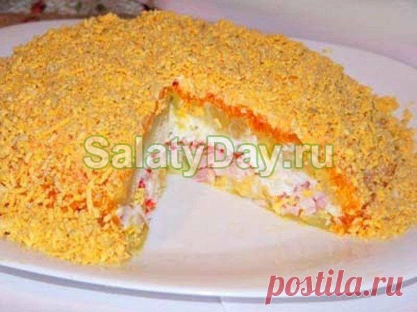 Салат из крабовых палочек классический - популярное блюдо: рецепт с фото и видео