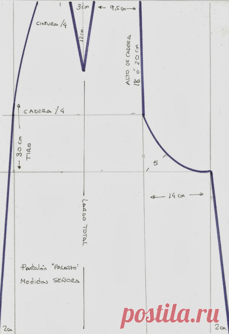 Tema 24. Pantalón tipo 'PALAZZO' Vamos a hacernos un pantalón &quot;palazzo&quot; que está de moda. 
https://HOLA.es Ya en una ocasión comenté que las modas rotan cada 5 años, pues aquí tenemos un ejemplo. Antes los llamábamos falda-pantalón; se hacen exactamente igual con distintos largos y tejidos, pero la base es la misma. Ya veréis que es s ...