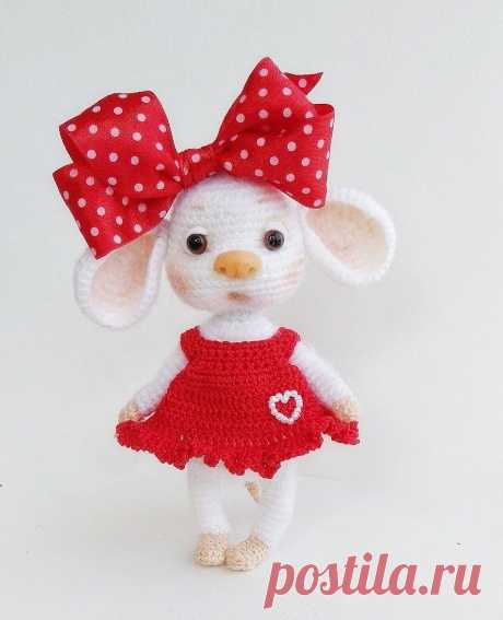 Вязаная мышка схема амигуруми | Hi amigurumi