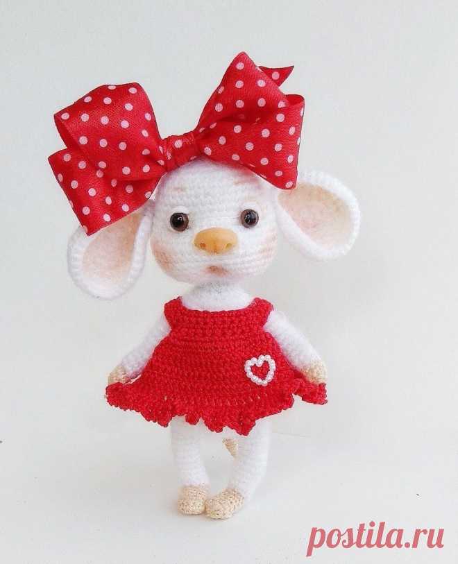 Вязаная мышка схема амигуруми | Hi amigurumi