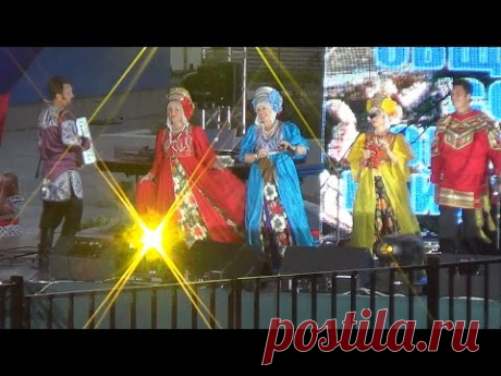 Русские народные песни. День микрорайона Лесной - YouTube