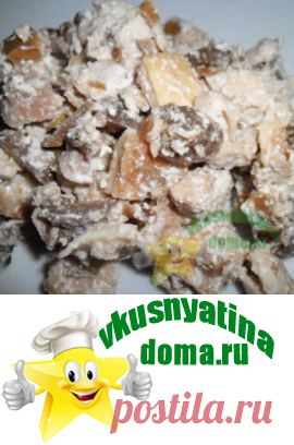 Салат Питательный из куриной грудки с грибами рецепт фото | Кулинарный блог 