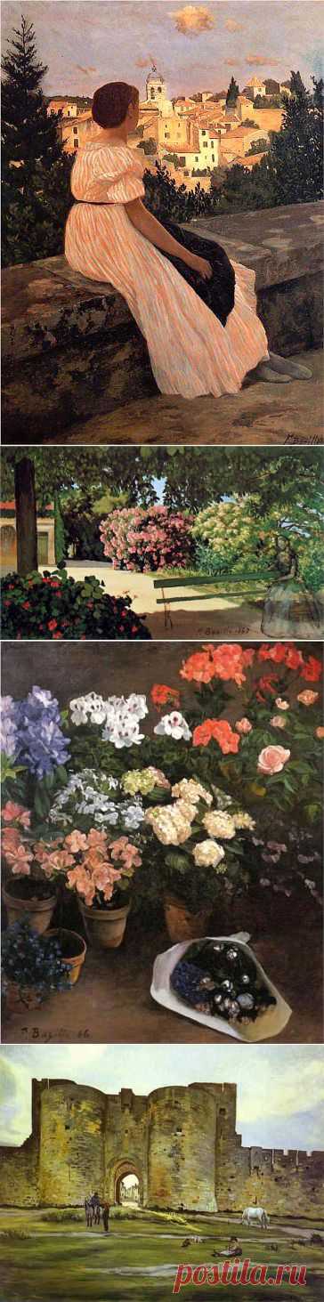 Жан Фредерик Базиль, французский . Один из основателей импрессионизма.