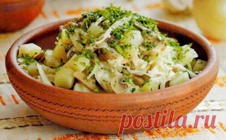 Салат с грибами и картофелем Постный салат с грибами и картофелем - очень вкусный и сытный. Во время поста грибы играют очень важную роль в обеспечении организма белками и многими необходимыми …