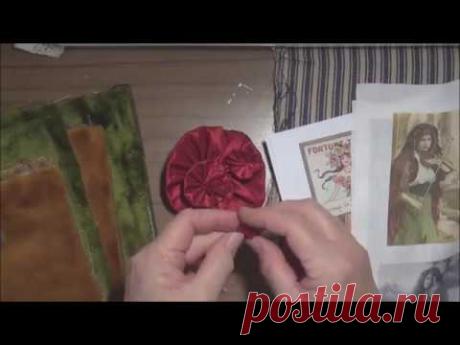 Bohemian / Gypsy Inspired Fabric Book - Pages 1 and 2