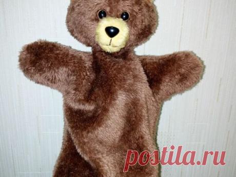 Мастер-класс кукла-перчатка Медвежонок | Журнал Ярмарки Мастеров