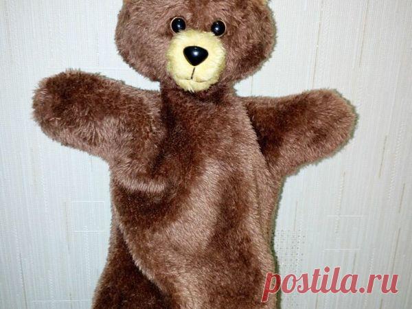 Мастер-класс кукла-перчатка Медвежонок | Журнал Ярмарки Мастеров
