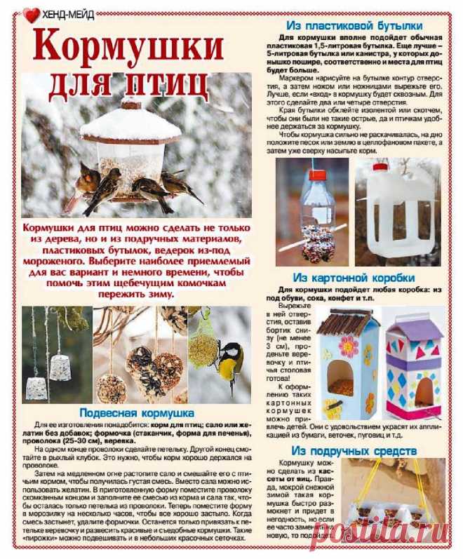 Кормушки для птиц