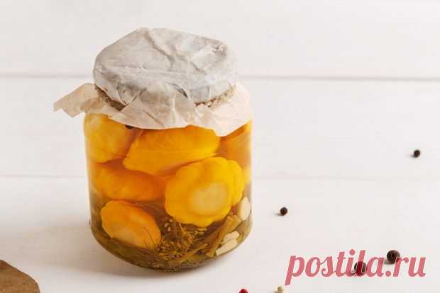 Маринованные патиссоны целиком — Домашние заботы