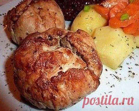 Кулинария- Курица с грибами или куриные бомбочки.