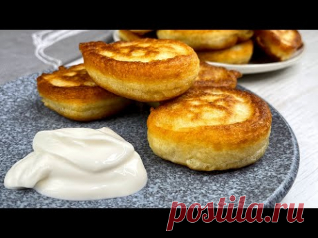 Пышные ОЛАДЬИ на кефире! Оладьи всегда получаются пышными и не опадают (1000 раз проверенный рецепт)