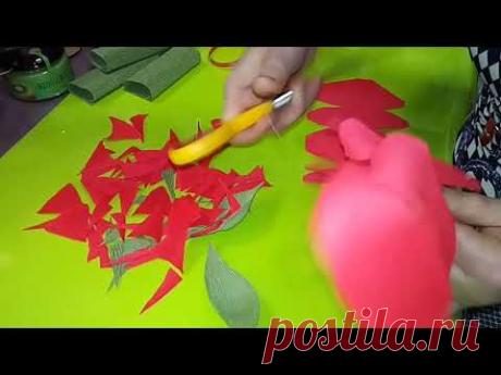 Мастер-класс по упаковке подарка + изготовление розы из гофре