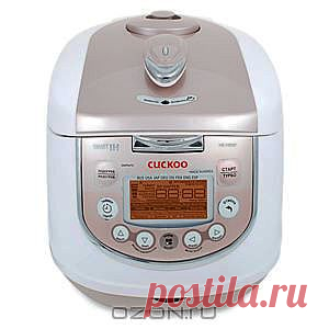 Cuckoo CMC-HE1055F, Pink White мультиварка-скороварка - Мультиварка Cuckoo CMC-HE1055F обладает не только функцией скороварки, но также оснащена и режимом медленного приготовления пищи. Передняя панель оснащена дисплеем LCD и сенсорными кнопками, которые подсвечиваются светодиодами. Южнокорейская компания, выпускающая бытовые приборы под брендом Cuckoo, занимает лидирующие позиции на российском рынке кухонных электроприборов.