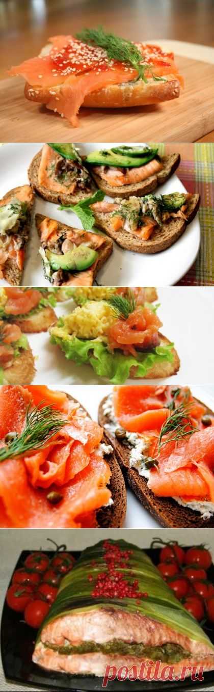 7 рецептов бутербродов с лососем на каждый день / Простые рецепты
