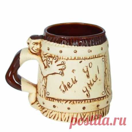 Кружка для пива «Бочка» (0,5 л) — Купить за 1 001 тг.