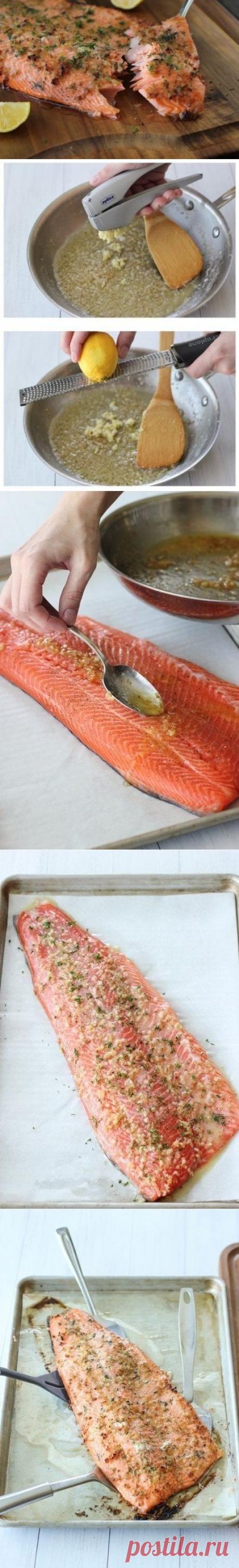 Как приготовить запеченная форель - рецепт, ингридиенты и фотографии