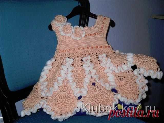 Изумительное платье для малышки | Клубок