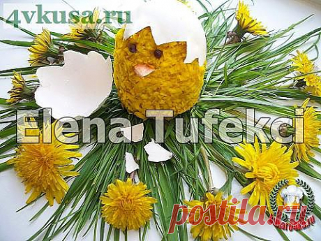 Пирожные «Желтые цыплятки» без выпечки | 4vkusa.ru
