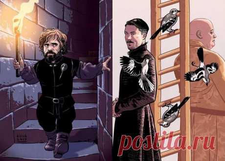 Карты Таро по мотивам «Игры престолов» Художник Дэвид М. Буисан, часто ищет вдохновение в кино. Легендарная сага «Игры престолов» вдохновила его на создание колоды Старших арканов карт. Он не