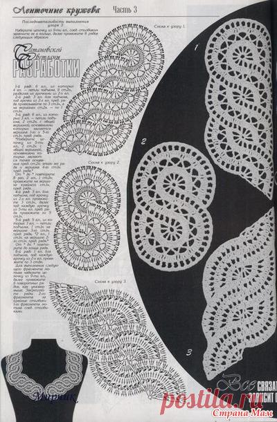 . Платье цвета какао с молоком из ленточного кружева - Все в ажуре... (вязание крючком) - Страна Мам