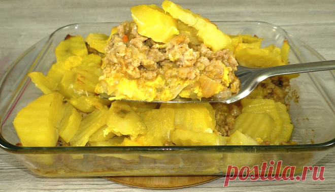 Беру 0.5 кг. фарша, лук, 1 кг. картошки и обед или ужин готов: делюсь рецептом | Рукоделочка | Яндекс Дзен