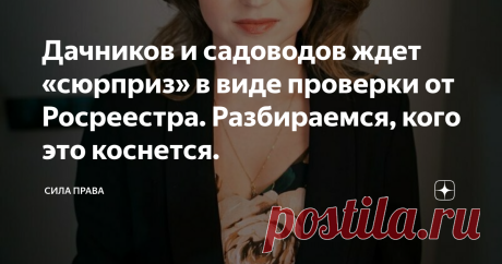 Дачников и садоводов ждет «сюрприз» в виде проверки от Росреестра. Разбираемся, кого это коснется. Ни для кого не секрет, что органы государственной власти всяческими способами стараются привлечь денежные средства в казну государства, в том числе за счет разнообразных проверок объектов недвижимости. И речь сейчас не только о чутком контроле за сдачей квартир и домов в аренду (так называемая “серая сдача”), но и о периодических проверках домов дачников и садоводов. Относите...