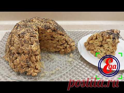 Быстрый торт из крекера 