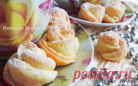 Кулинария >ТВОРОЖНОЕ ПЕЧЕНЬЕ ЧАЙНАЯ РОЗА