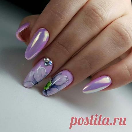 Маникюр с втиркой