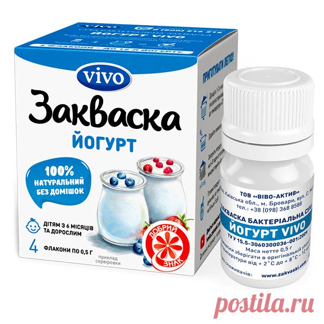 Как приготовить сметану из закваски. Инструкция. VIVO.
