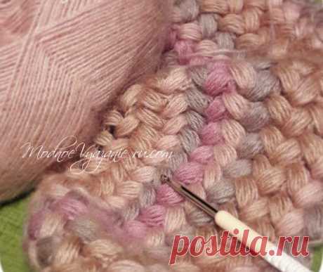 Узор из пышных столбиков - Crochet.Modnoe Vyazanie ru.rom