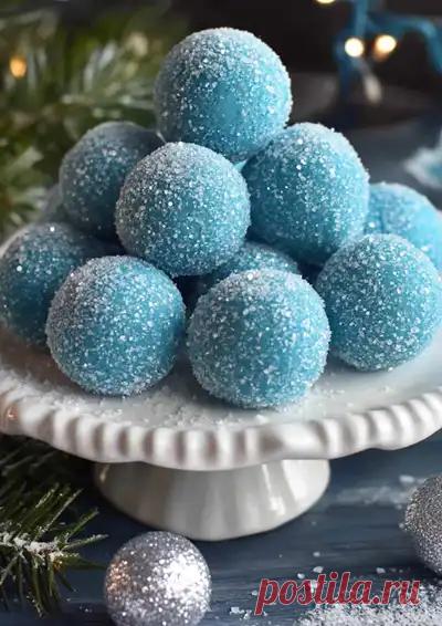 Рецепт голубых трюфелей