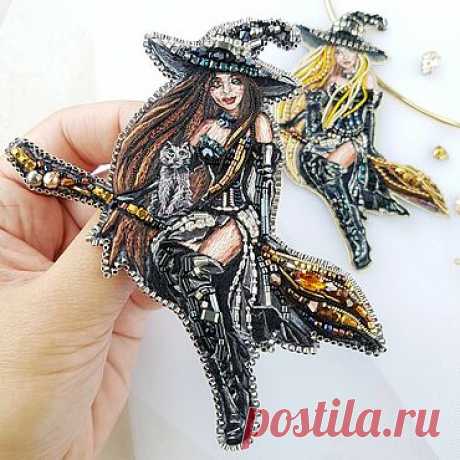 Broches hechos a mano de la tienda del maestro / Alina Denisenkova (aldena) en el Livemaster | Novouralsk