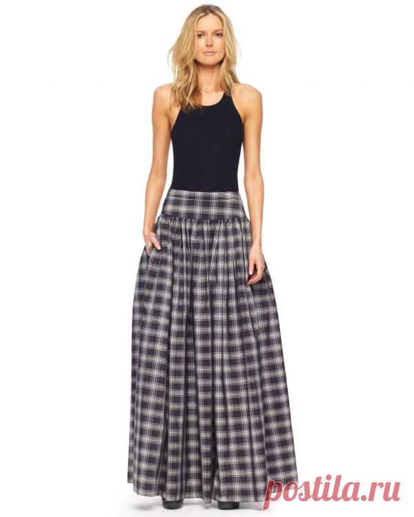 ЧЕМ НОСИТЬ ДЛИННУЮ ЮБКУ В КЛЕТКУ? — БУДЬ В ТЕМЕ