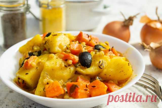 Картофель тушеный по-индийски — Ботаничка
