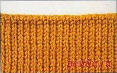 Как закрыть резинку 1х1 так ,чтоб край был как на фото.