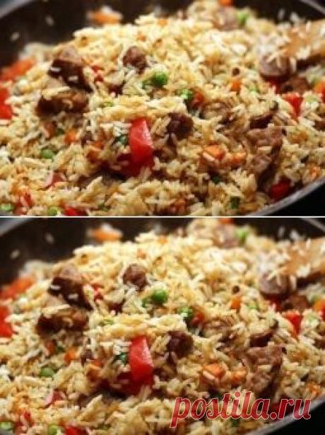 Рис со свининой и овощами - Лучшие кулинарные рецепты интернета