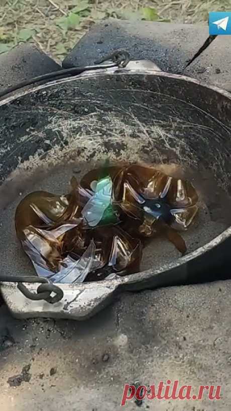 Плитка для садовой дорожки своими руками из ПЭТ бутылок
