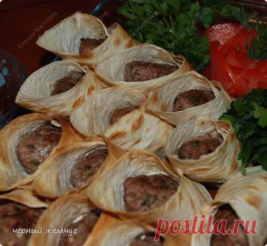 Мини-люля, запеченные в лаваше МК