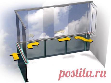 Безрамное остекление балконов и его базовые принципы